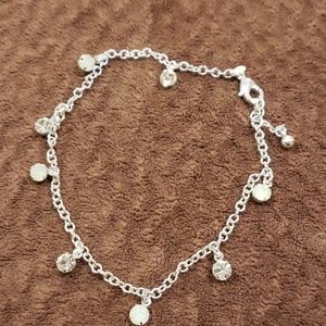 Avon's Everyday Embellished Anklet in silver tone